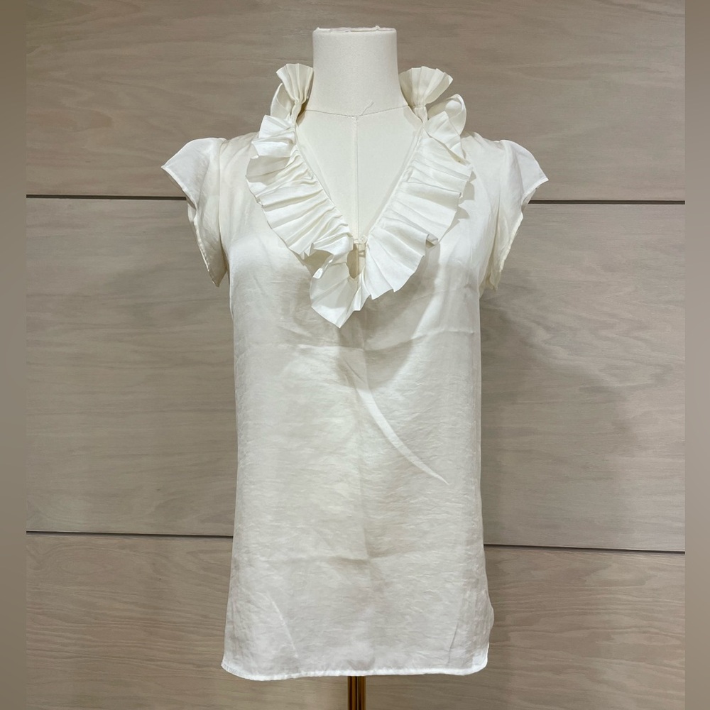 Club Monaco Ruffled Blouse